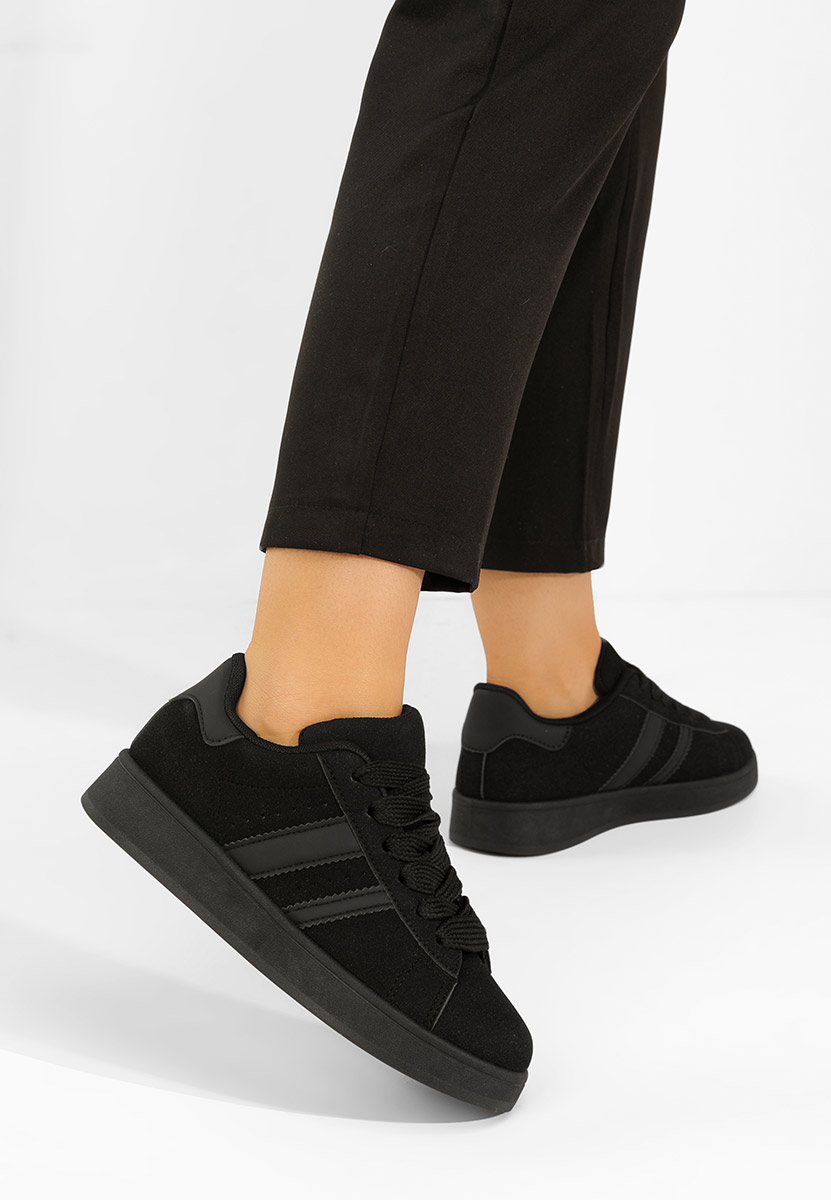 Czarne sneakersy damskie Antoneta V2