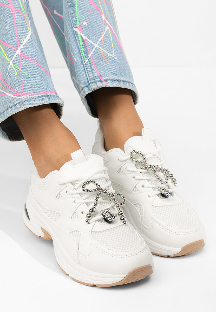 Białe sneakersy damskie Otylia