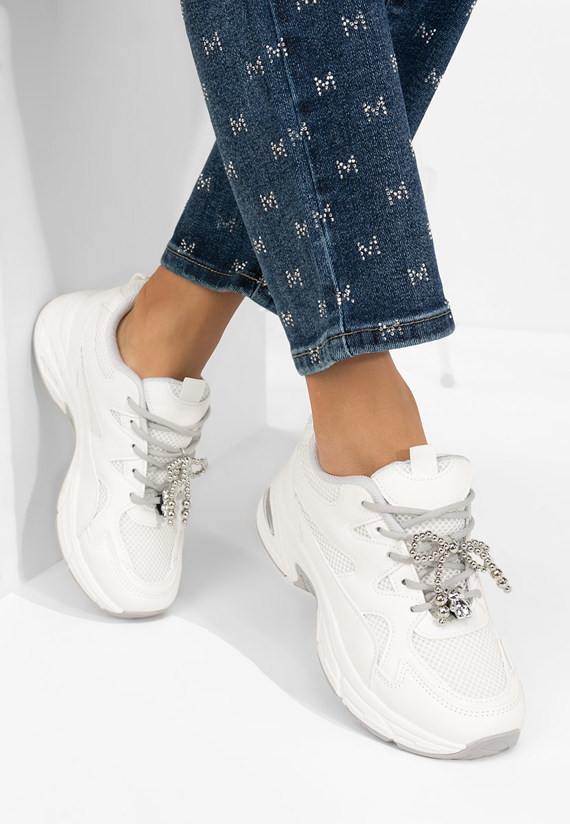 Białe sneakersy damskie Otylia V2