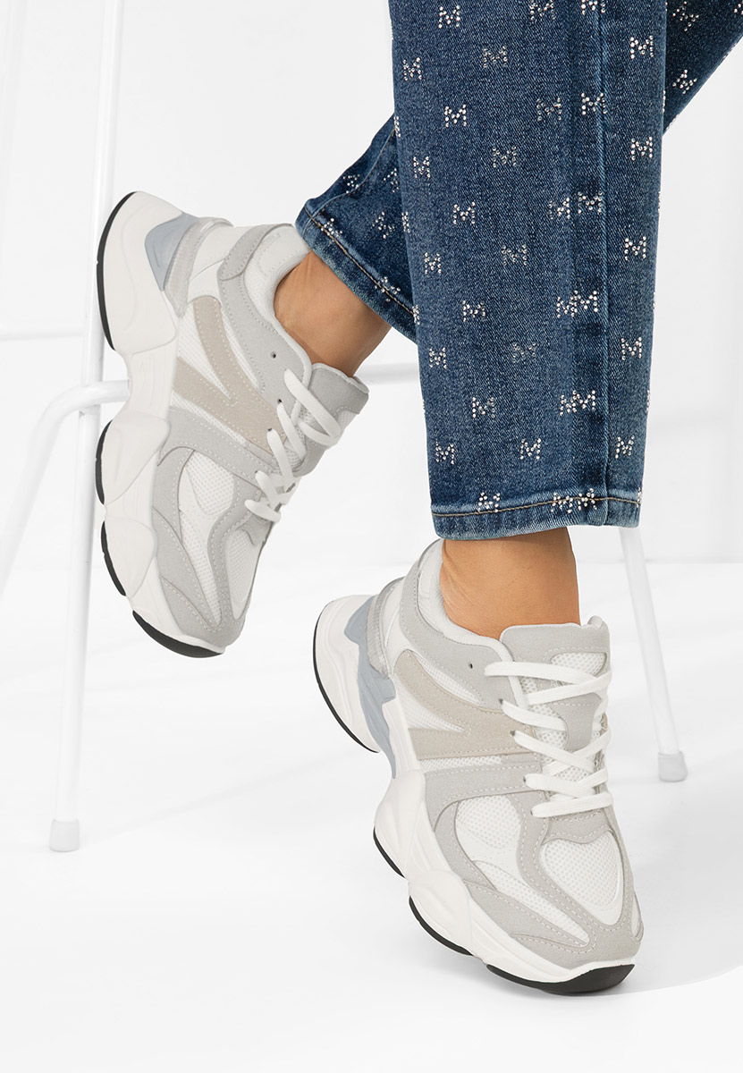 Szare sneakersy damskie Kanoa