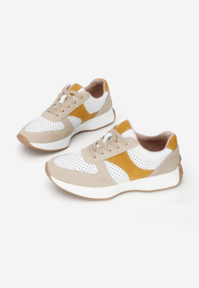 Białe sneakersy damskie Attila V4