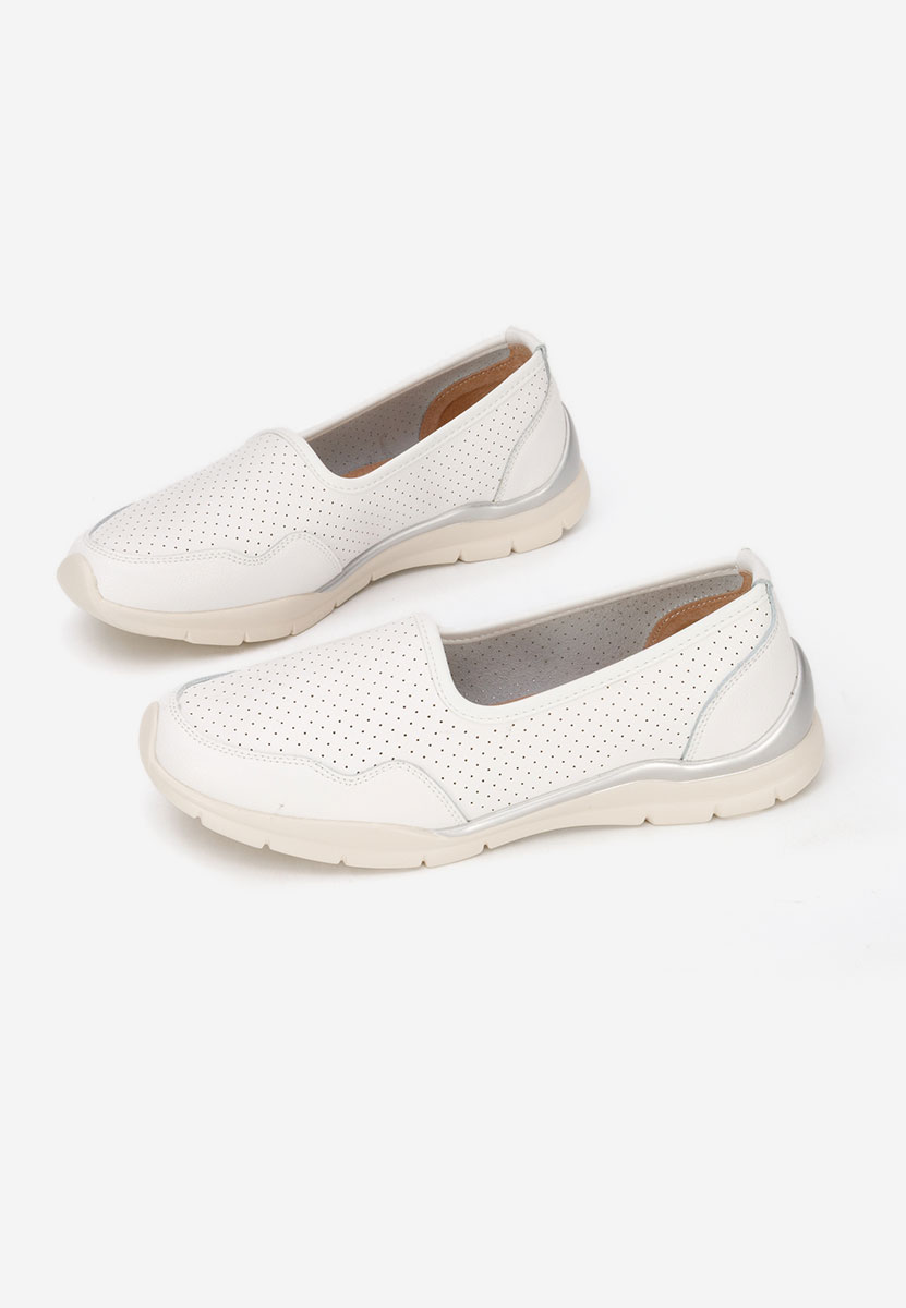 Białe półbuty damskie Katana