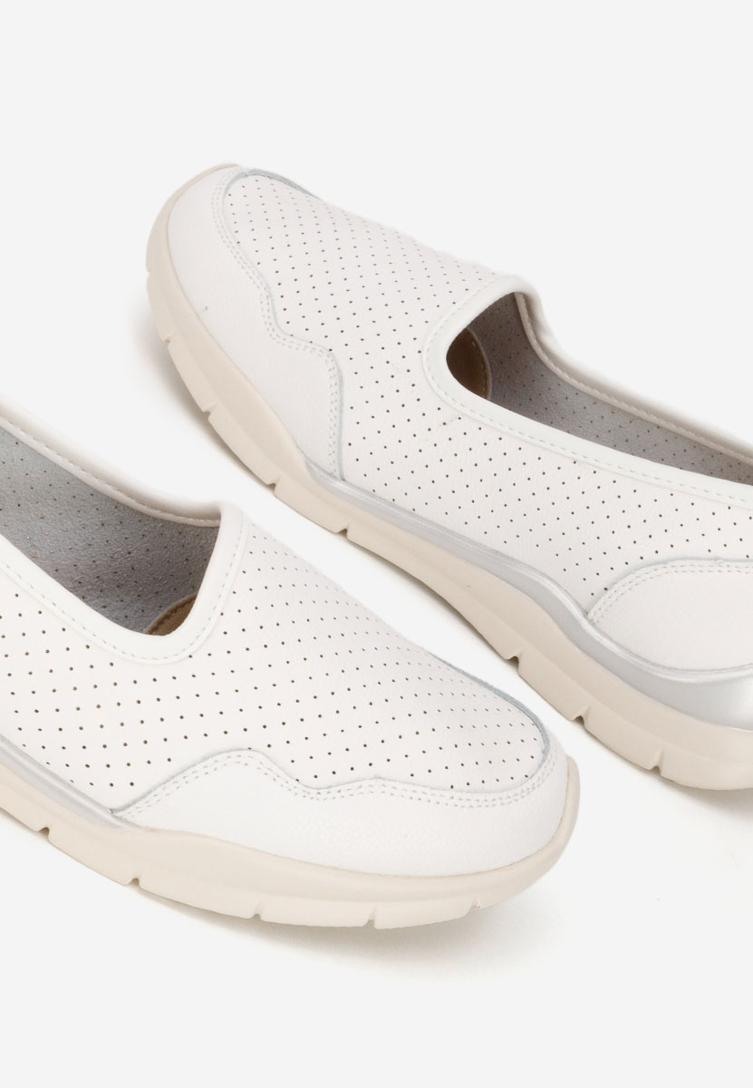 Białe półbuty damskie Katana