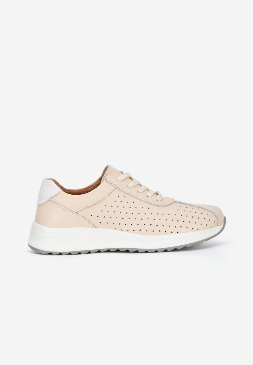Beżowe sneakersy damskie Aspasia