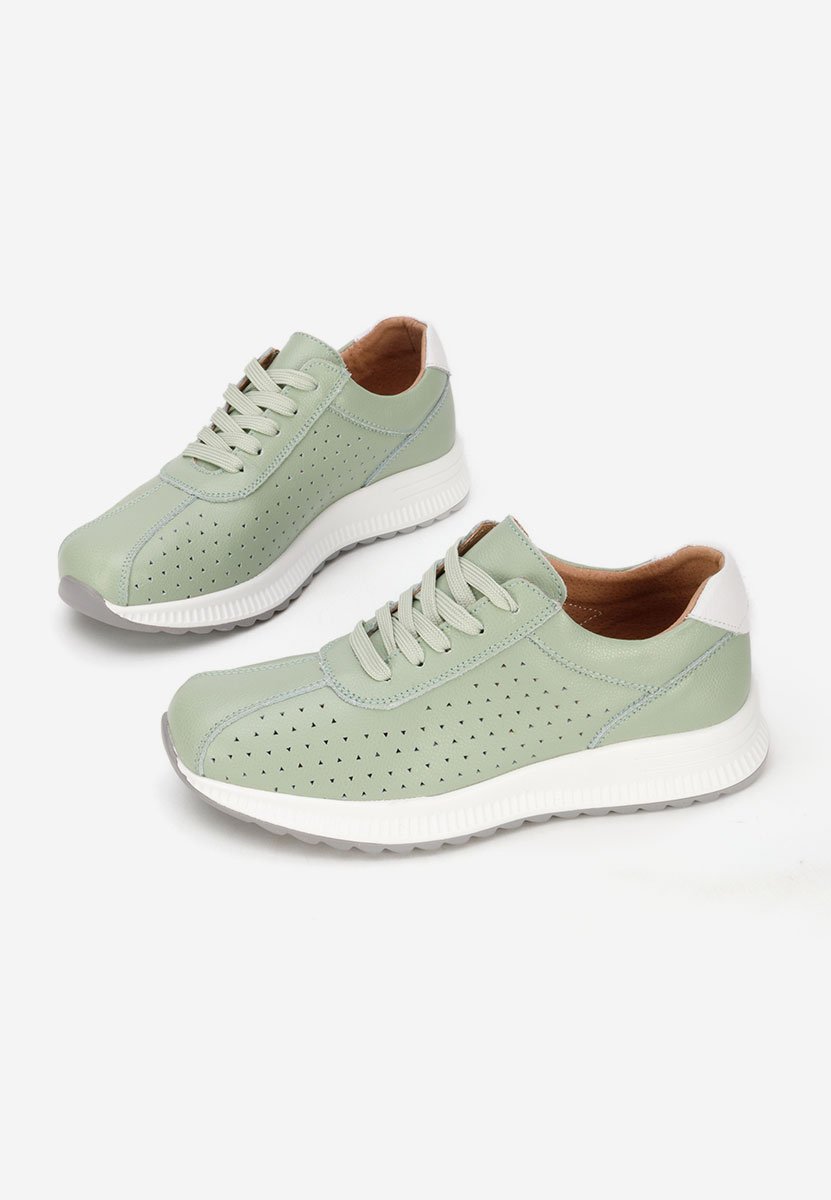 Zielone sneakersy damskie Aspasia