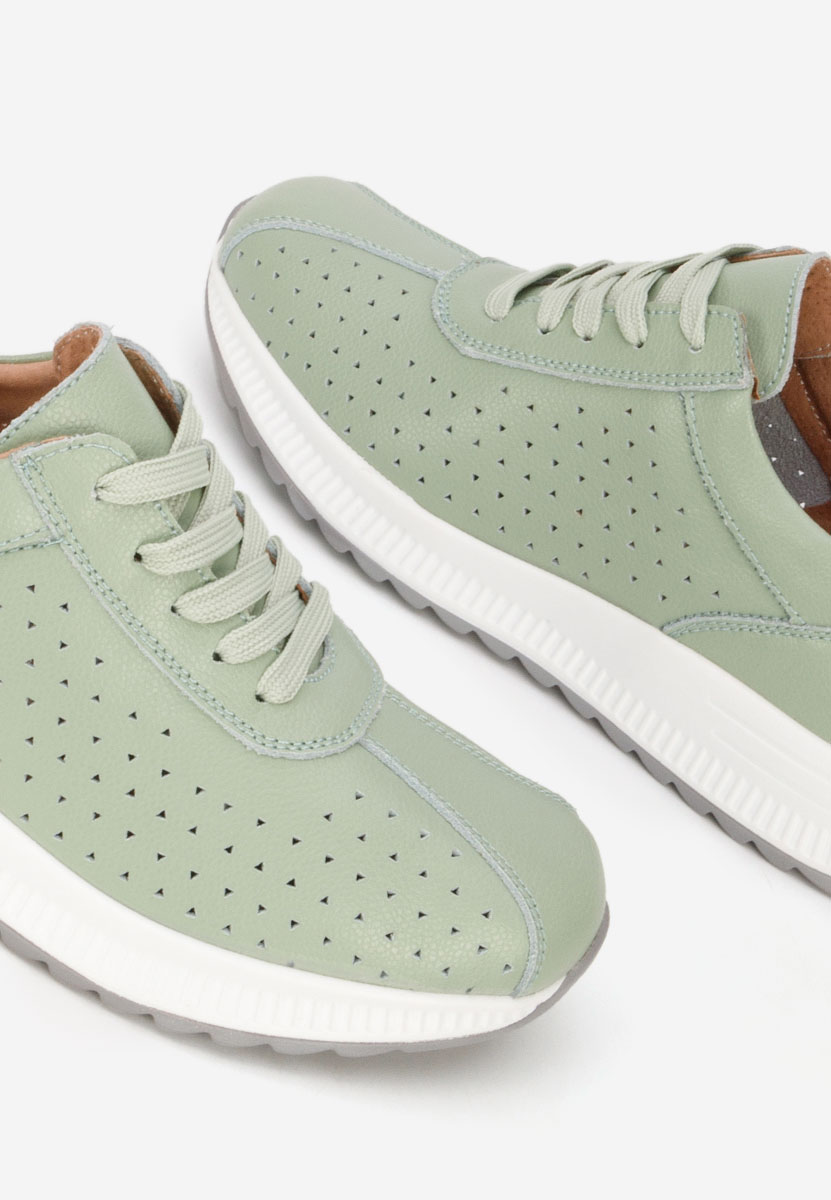 Zielone sneakersy damskie Aspasia