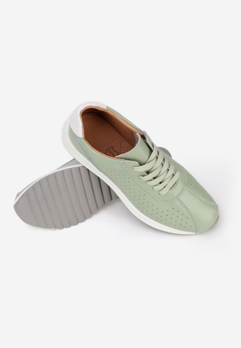 Zielone sneakersy damskie Aspasia