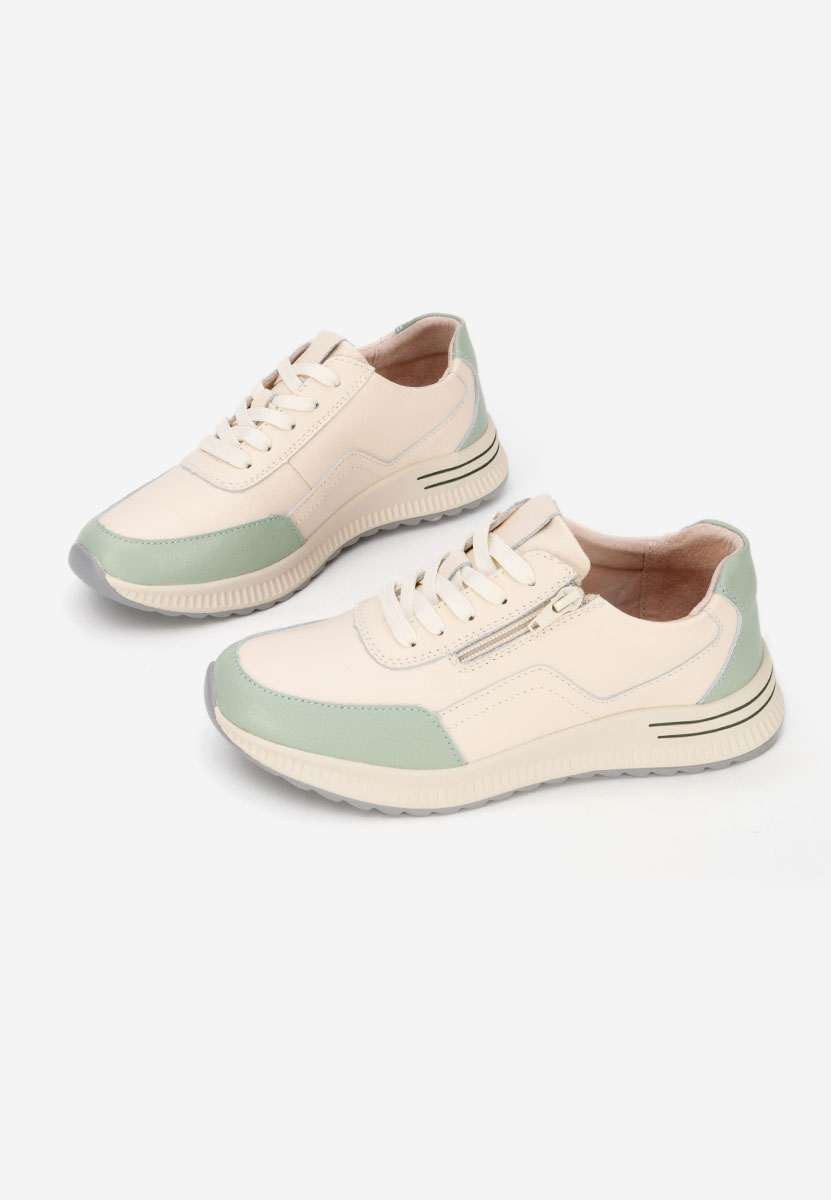 Beżowe sneakersy damskie Brella V2