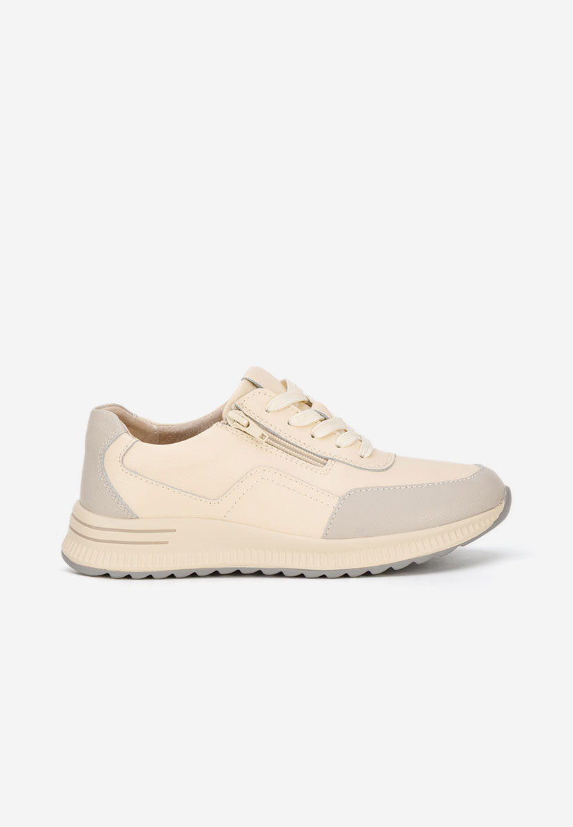 Beżowe sneakersy damskie Brella V3