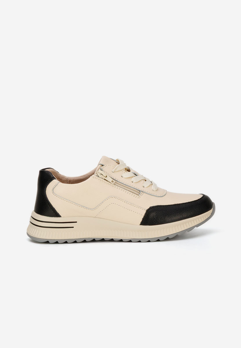 Beżowe sneakersy damskie Brella V5