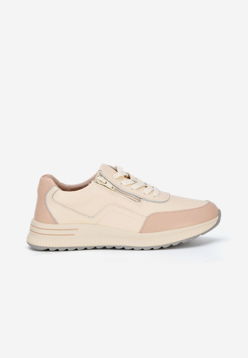 Beżowe sneakersy damskie Brella V4