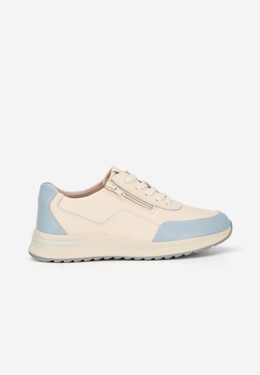 Beżowe sneakersy damskie Brella