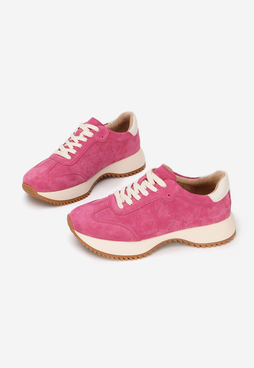 Fuksjowe sneakersy damskie Yasminia