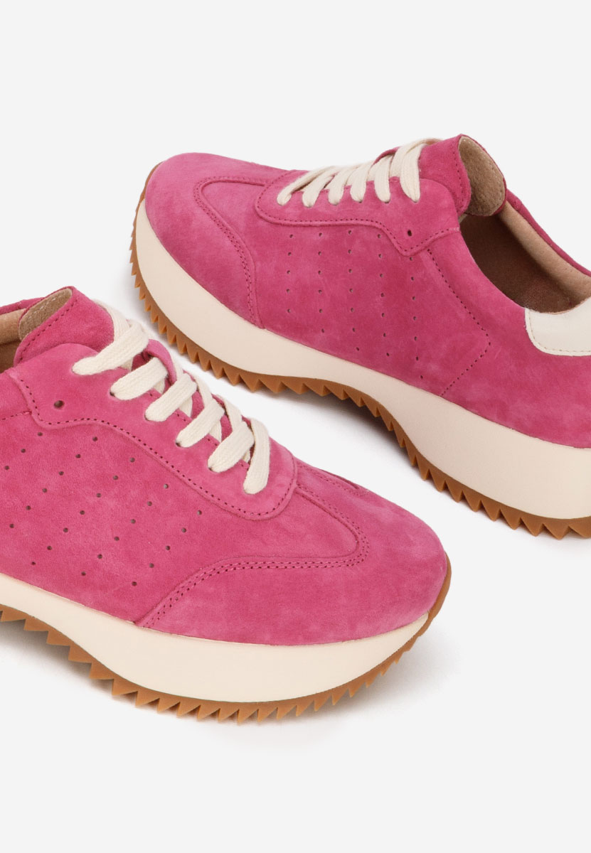 Fuksjowe sneakersy damskie Yasminia