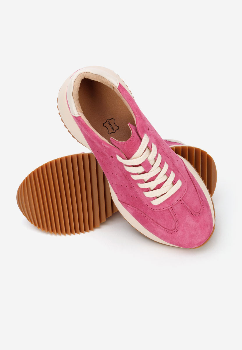 Fuksjowe sneakersy damskie Yasminia