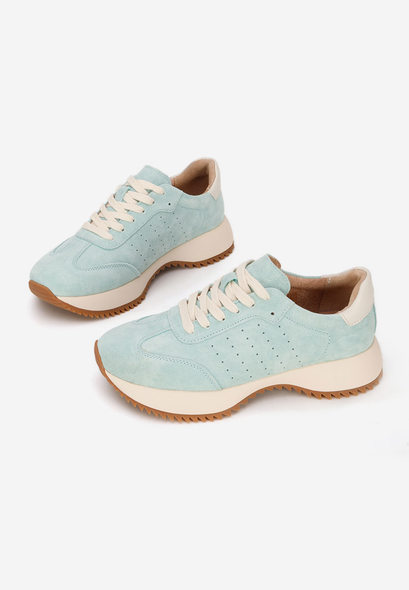 Niebieskie sneakersy damskie Yasminia