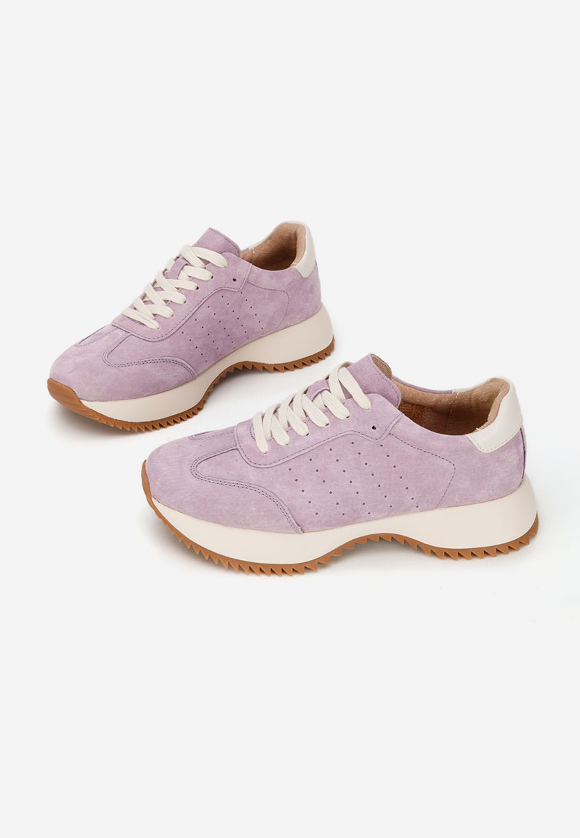 Fioletowe sneakersy damskie Yasminia