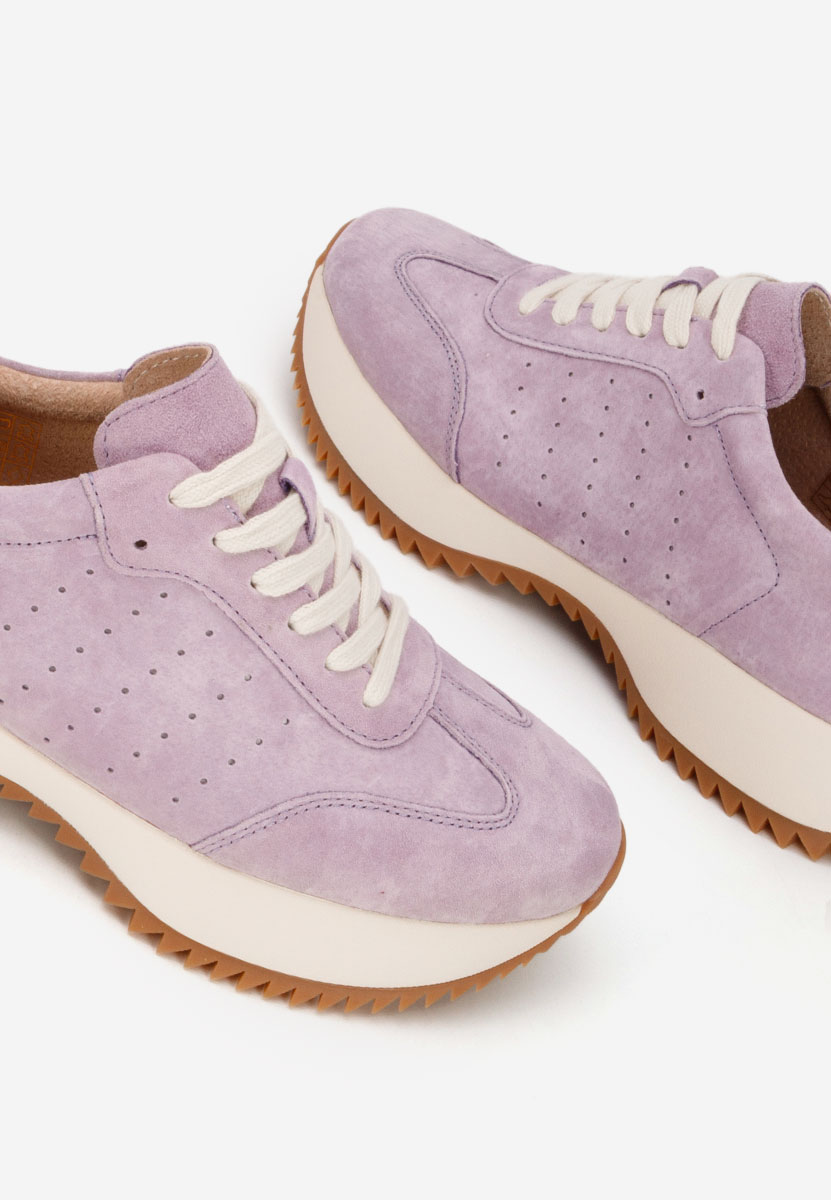 Fioletowe sneakersy damskie Yasminia