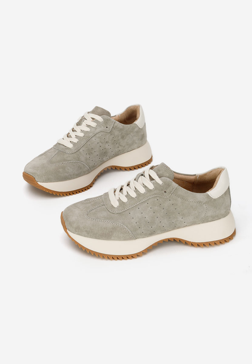 Szare sneakersy damskie Yasminia