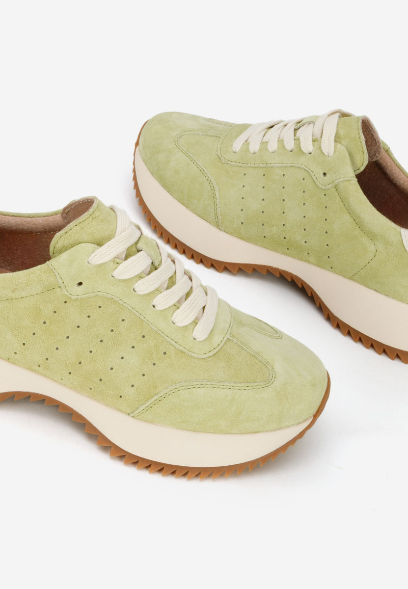 Zielone sneakersy damskie Yasminia