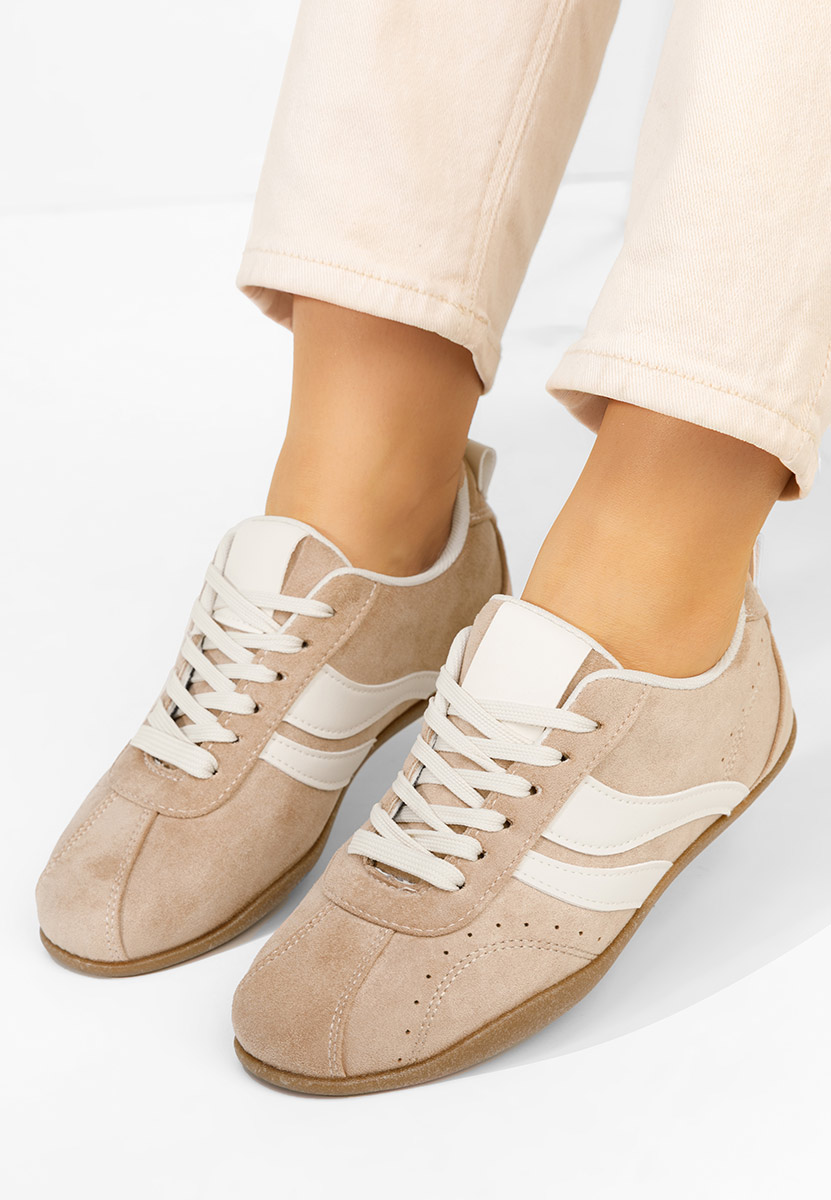 Khaki sneakersy damskie Reissa