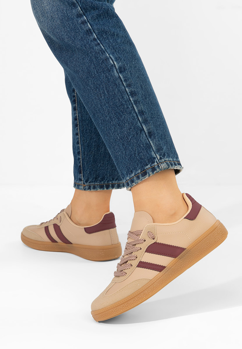 Khaki sneakersy damskie Azurea