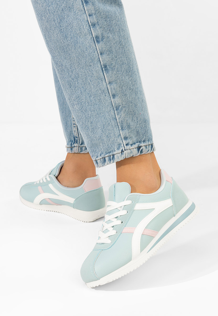 Niebieskie sneakersy damskie Aliesa