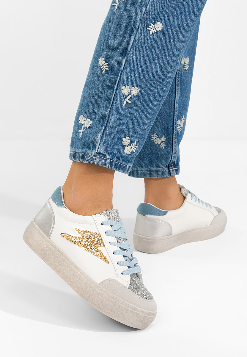 Białe sneakersy damskie Aurellia V2