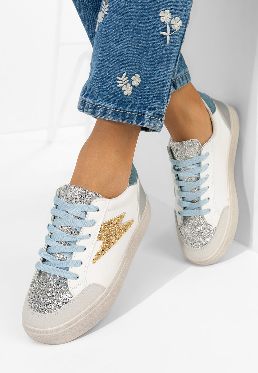 Białe sneakersy damskie Aurellia V2