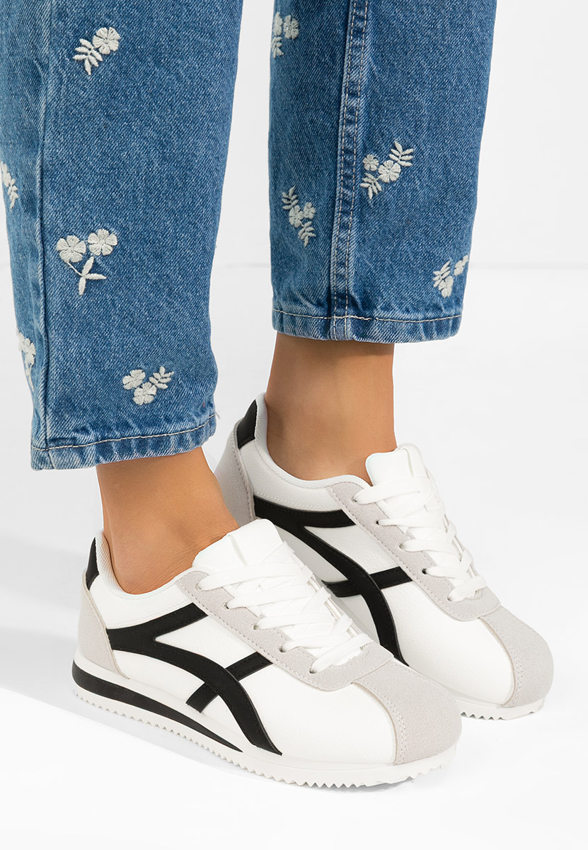 Białe sneakersy damskie Aliesa