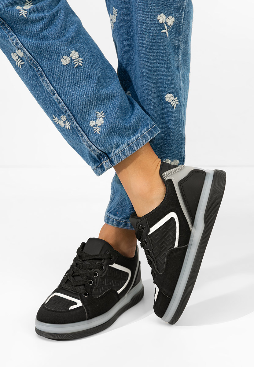 Czarne sneakersy damskie Seraia