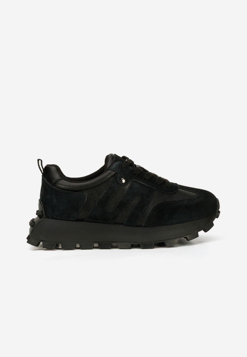 Czarne sneakersy damskie Naturală Jomelia V2