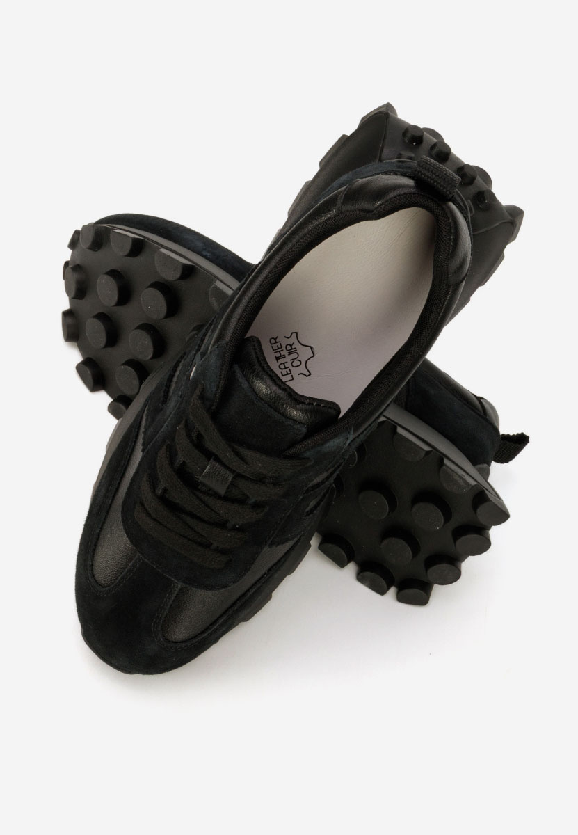 Czarne sneakersy damskie Naturală Jomelia V2