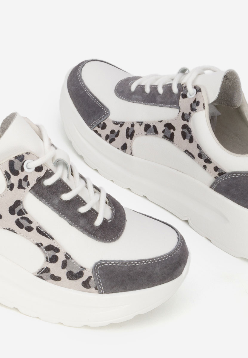 Białe sneakersy damskie Arkania