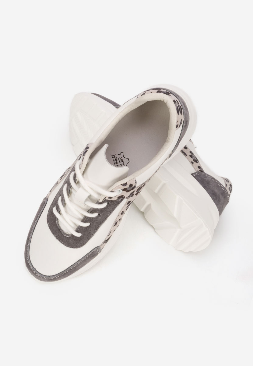 Białe sneakersy damskie Arkania