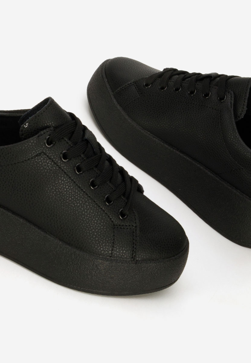Czarne sneakersy damskie Calypso