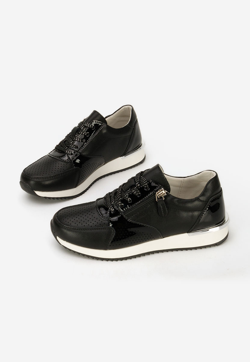 Czarne sneakersy damskie Eniliana