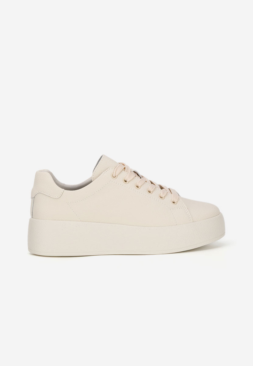 Beżowe sneakersy damskie Calypso