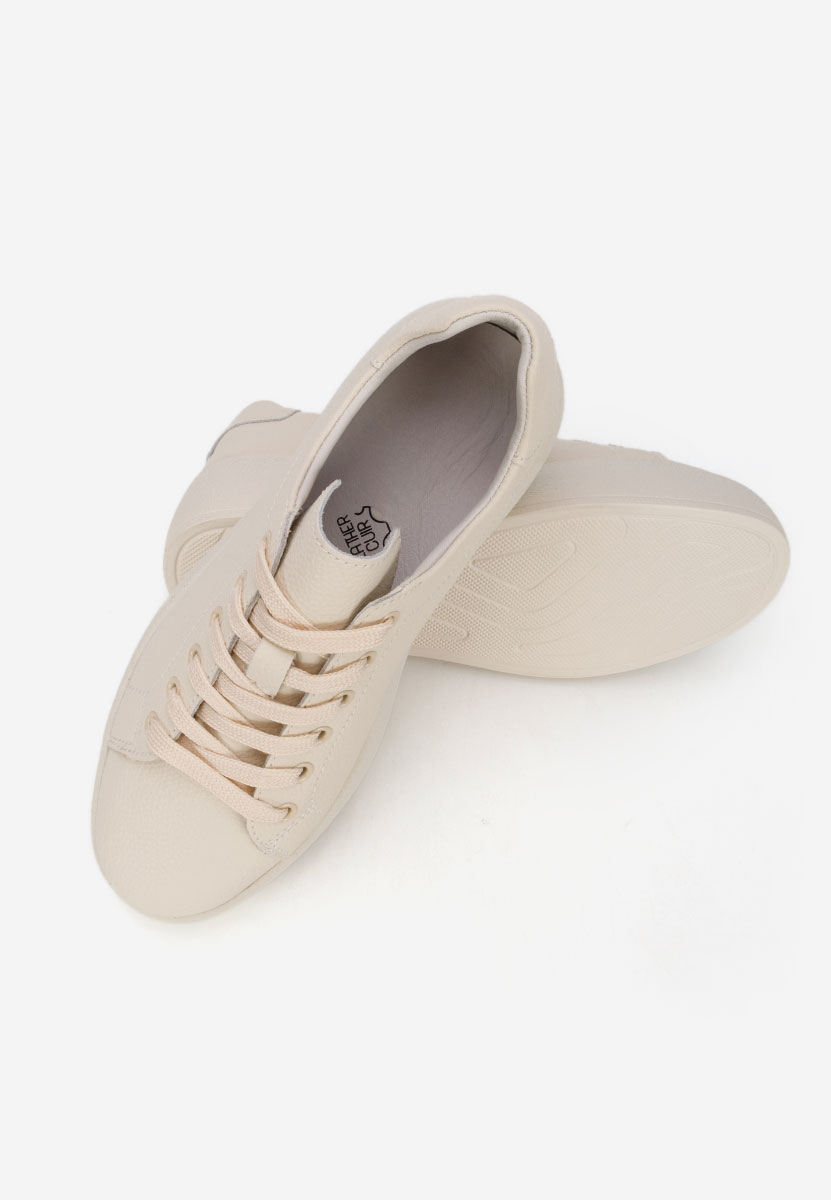 Beżowe sneakersy damskie Calypso