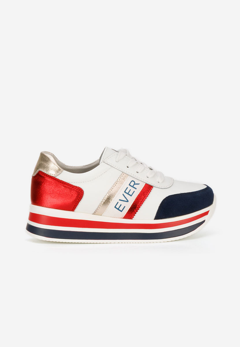 Wielokolorowy sneakersy na platformie Francisca