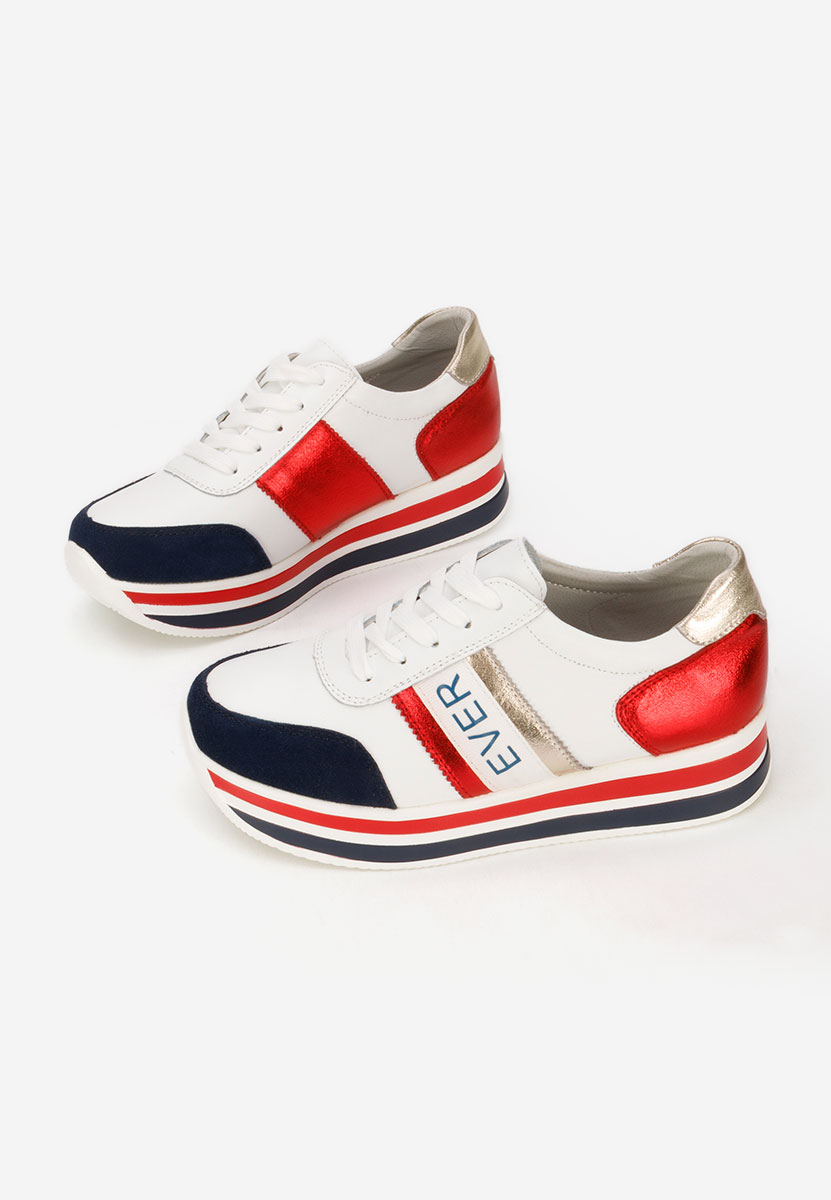 Wielokolorowy sneakersy na platformie Francisca