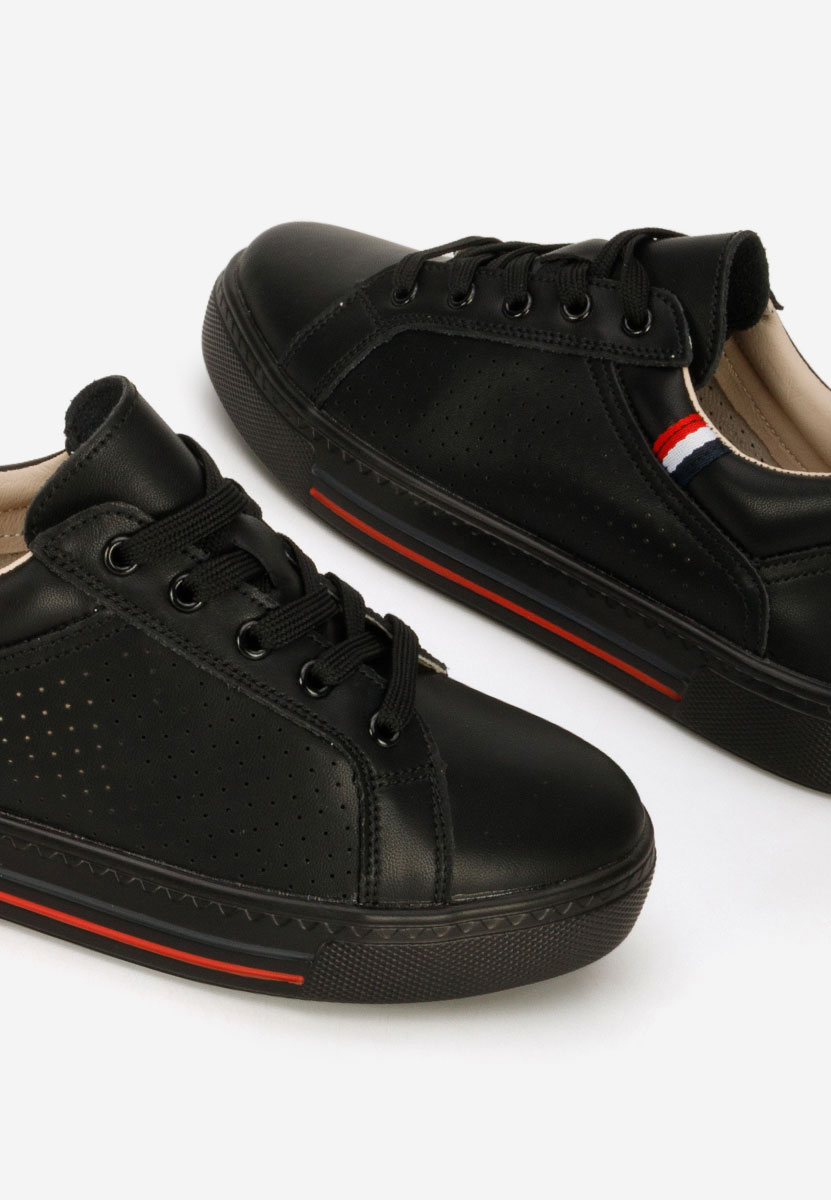 Czarne sneakersy damskie Timina