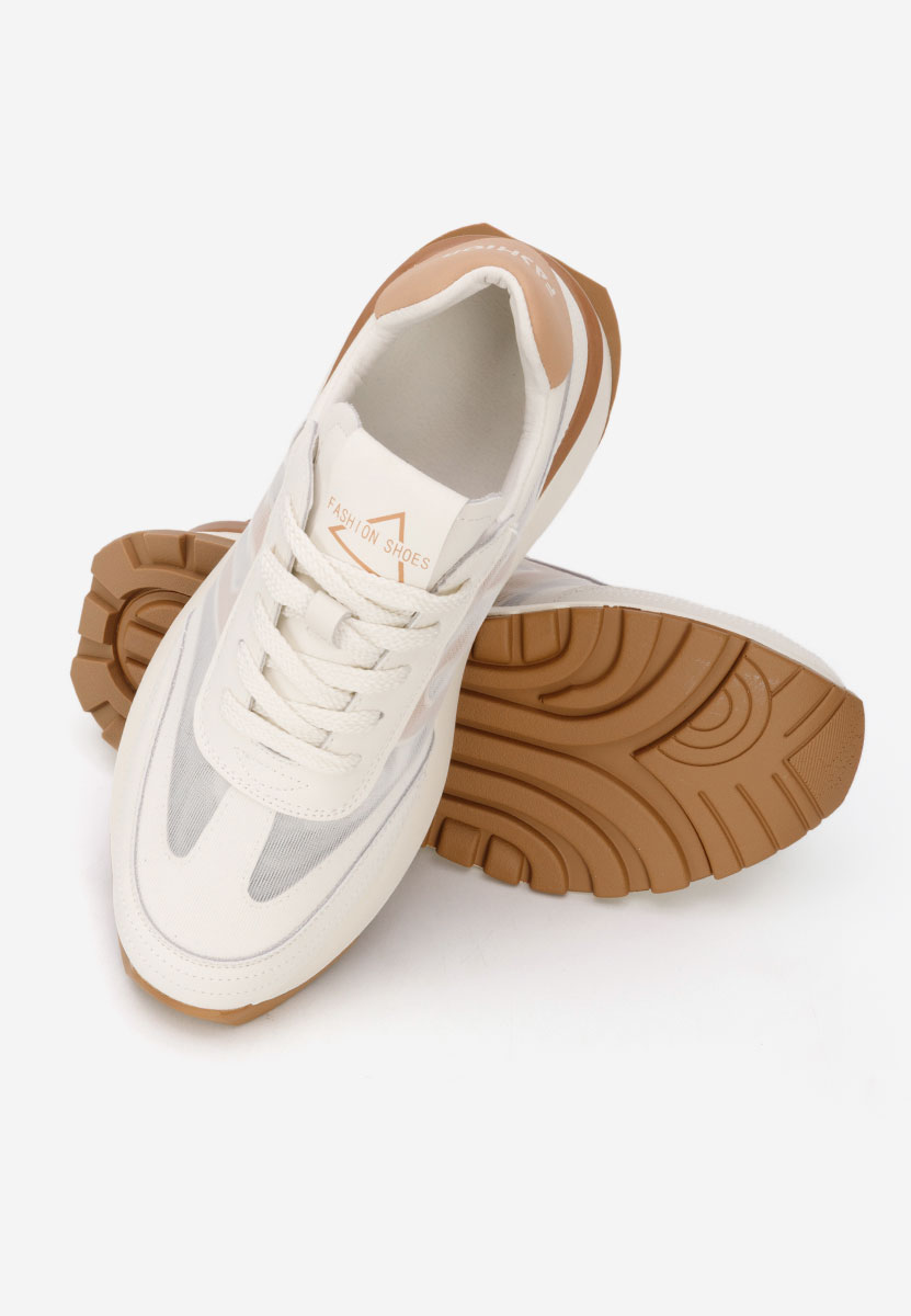 Beżowe sneakersy damskie Vladia