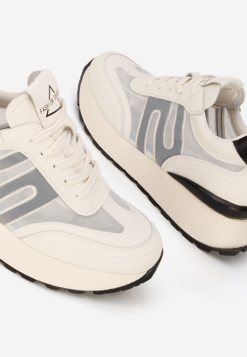 Beżowe sneakersy damskie Vladia V2