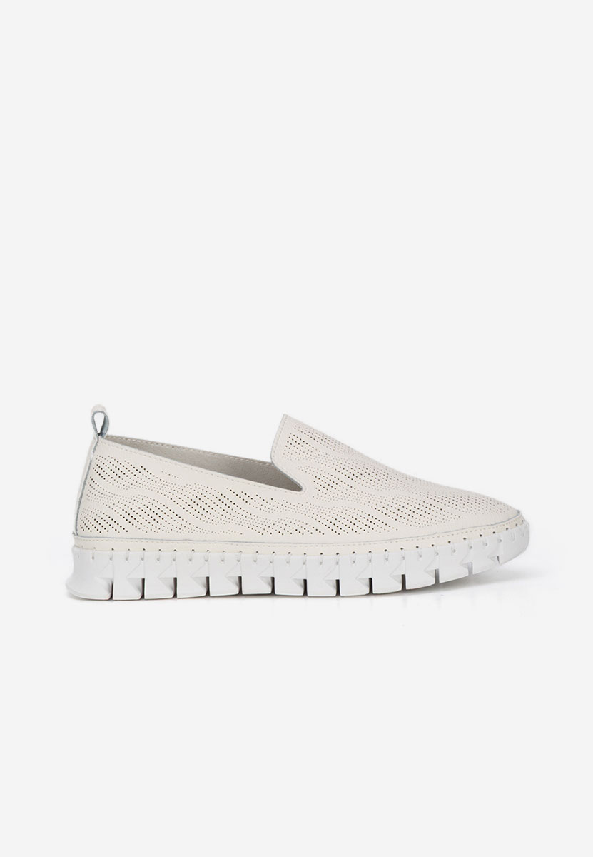 Beżowe espadryle skórzane Jolina