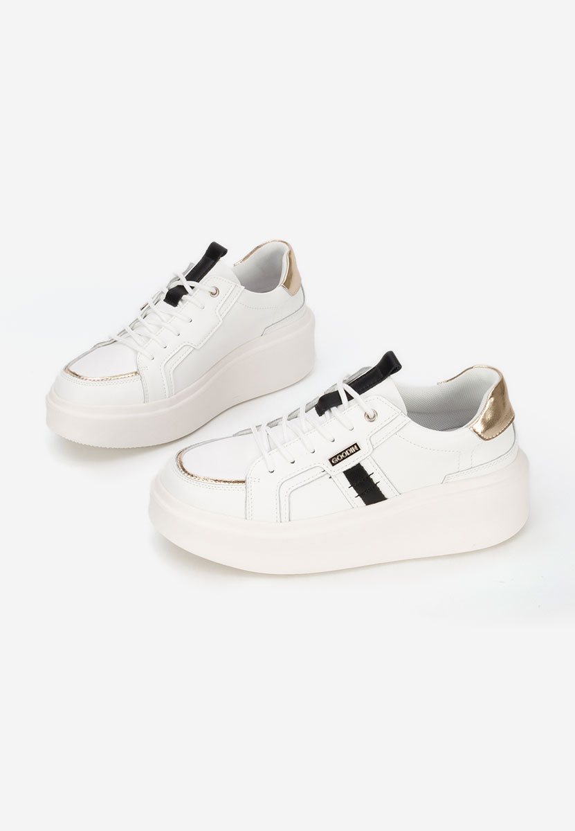 Białe sneakersy damskie Angeliana