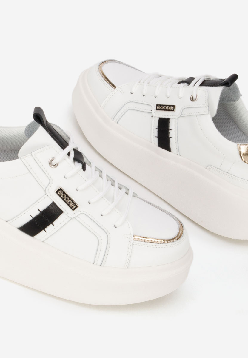 Białe sneakersy damskie Angeliana