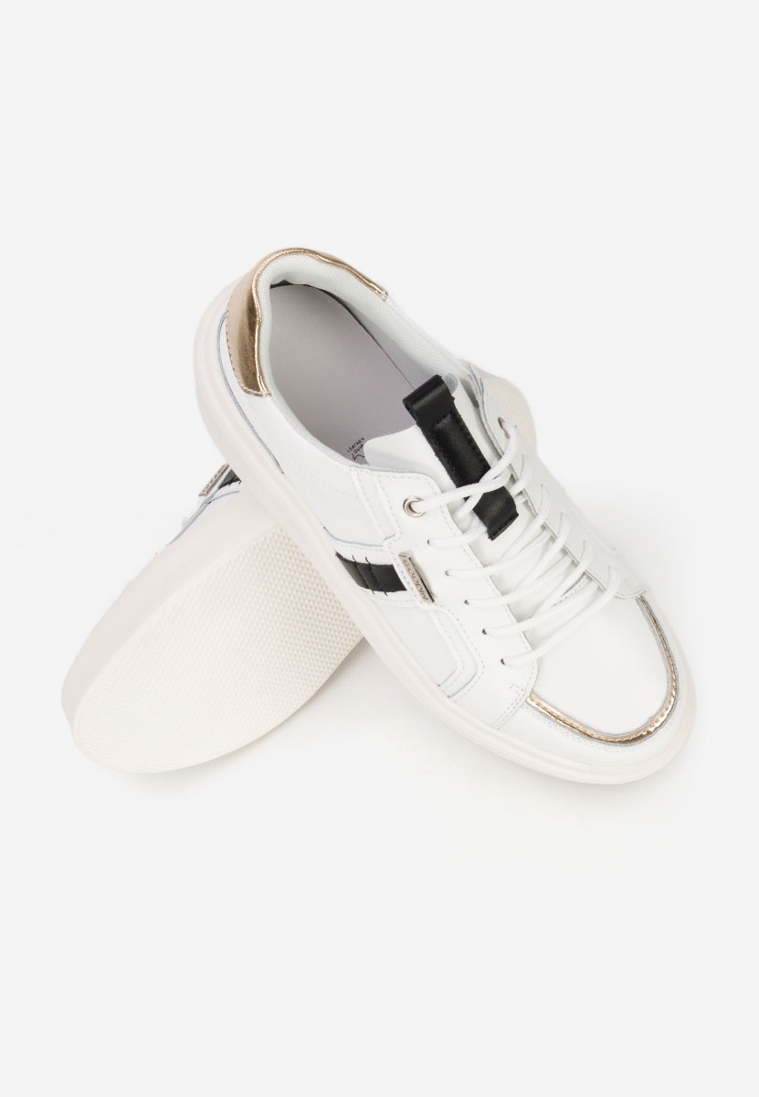 Białe sneakersy damskie Angeliana