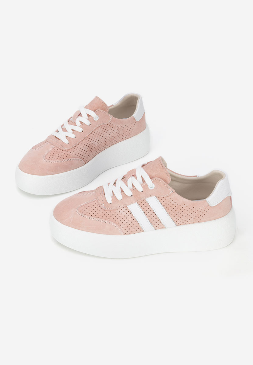 Różowe sneakersy damskie Jiustina