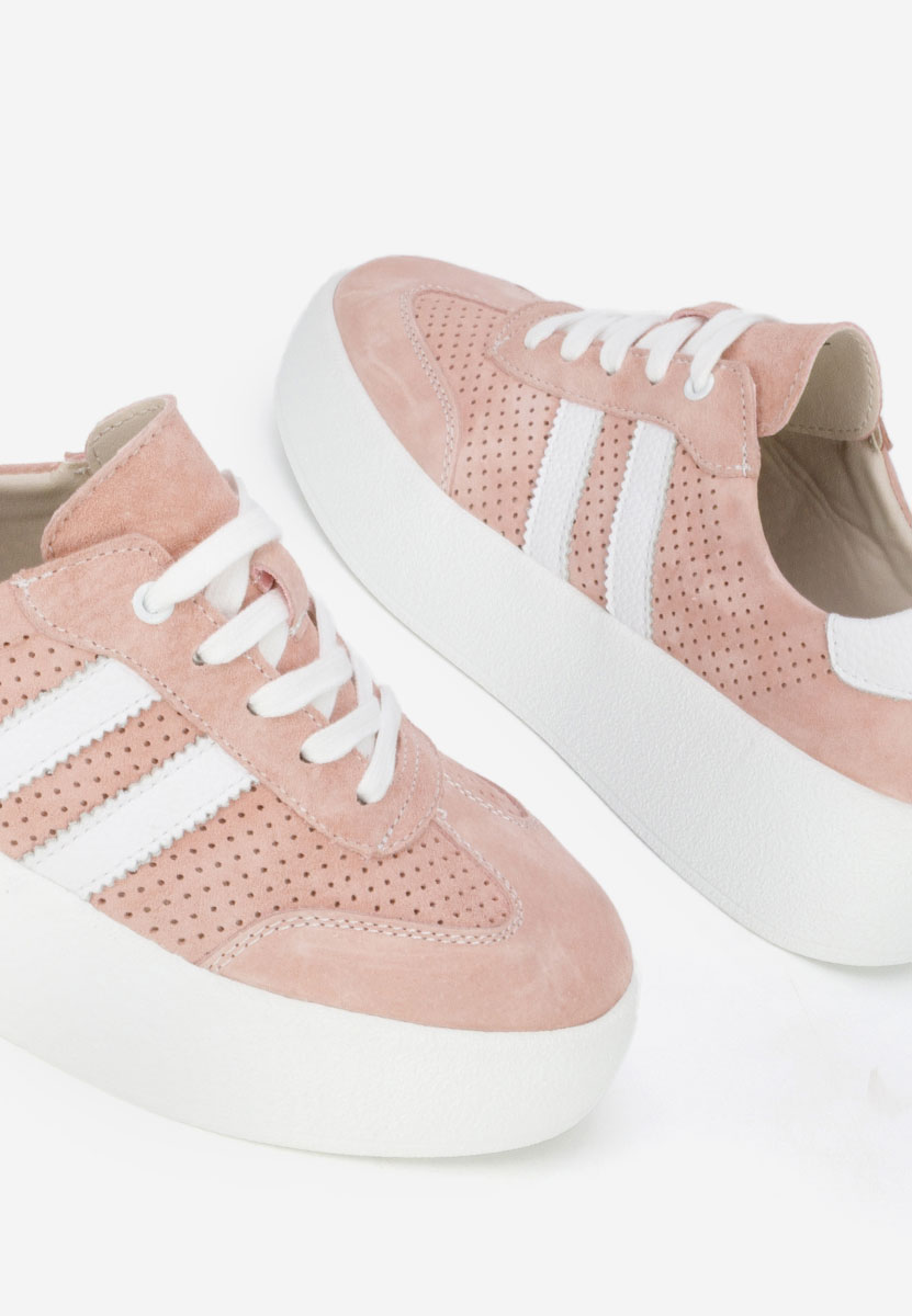 Różowe sneakersy damskie Jiustina